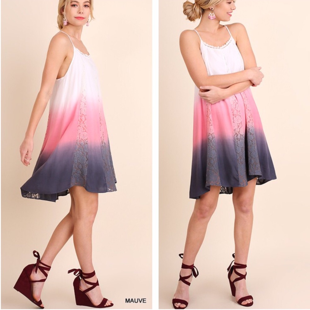 DARLING OMBRÉ DRESS - Picture 2 of 3