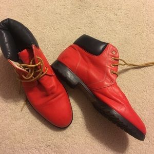 👠👠Red Escada Loafers