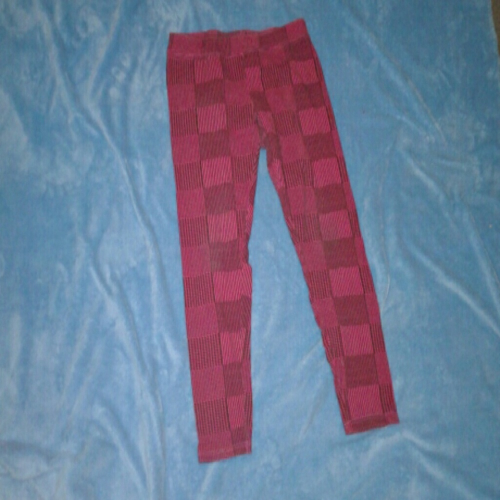 Size 16 CRB GIRL checker leggings