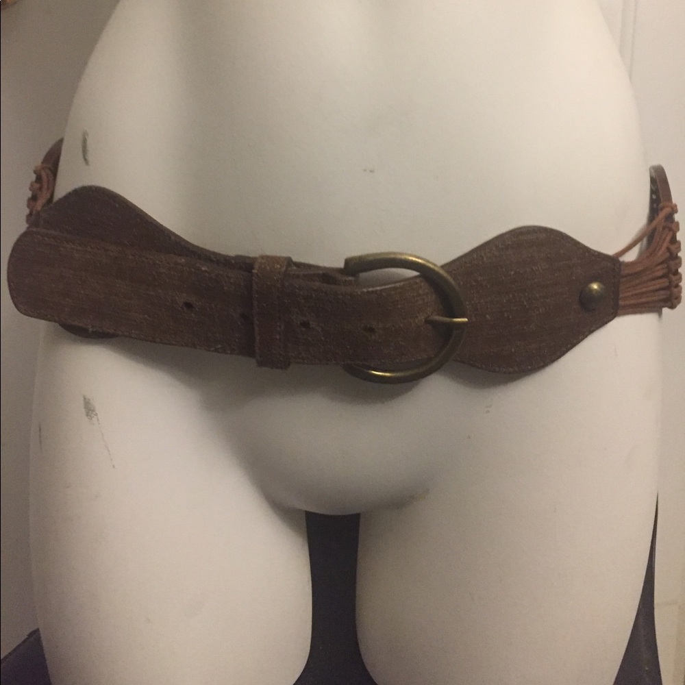 Beautiful Wood and leather belt