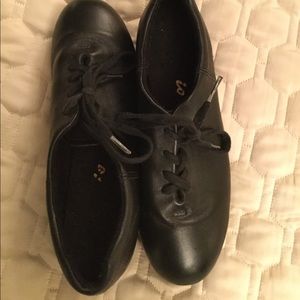 Black tap shoes
