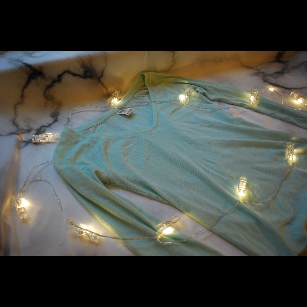 VS PINK SLEEPWEAR/LONG SLEEVE