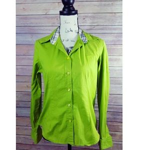 Burberry Elastane stretch button down size M