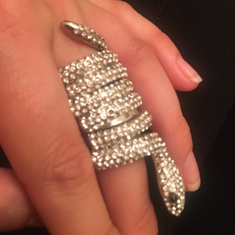 Silver snake ring - Picture 2 of 4