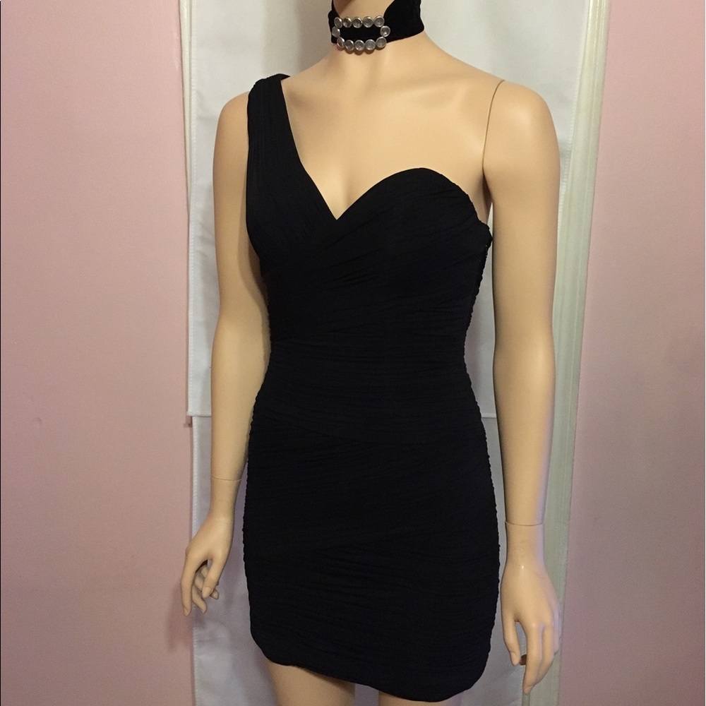 NWT Rouched Dress built in Bustier Gorgeous Fabric - Picture 1 of 3
