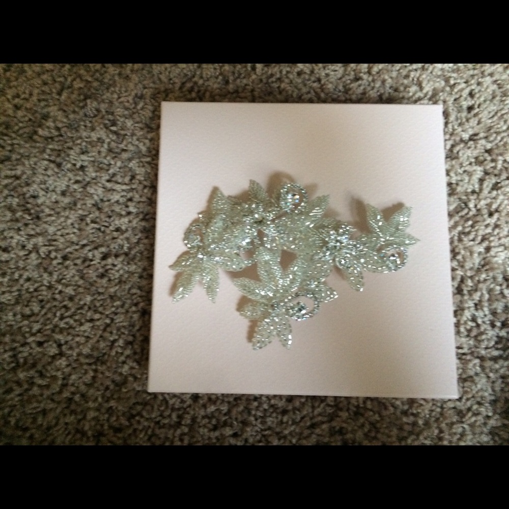 David's Bridal clip-in