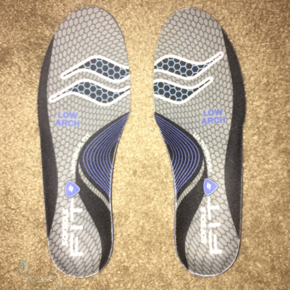 PRELOVED: SOFSOLE LOW ARCH INSOLE sz 8