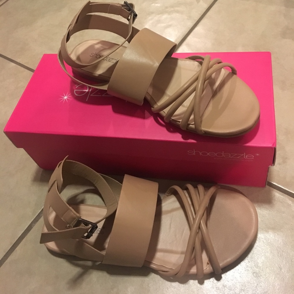 Nude sandals