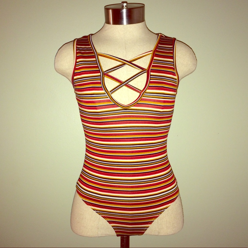 Striped Bodysuit