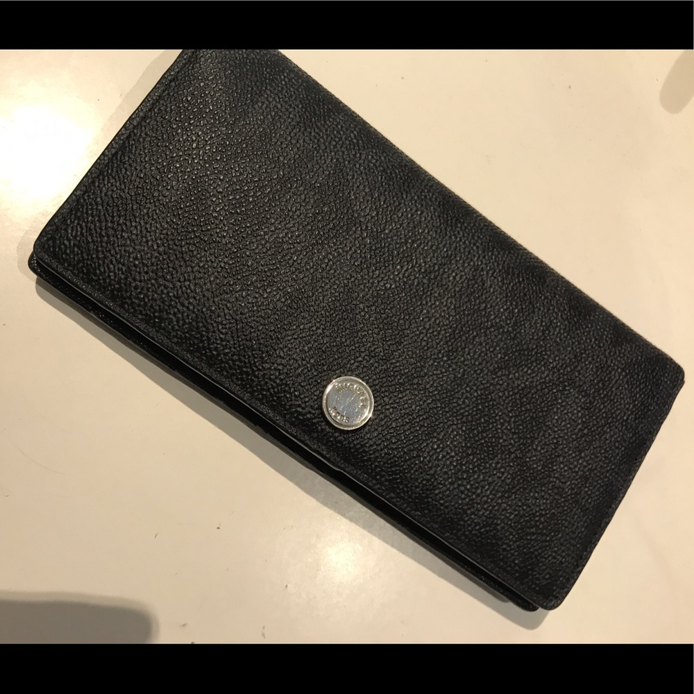 MK Michael Kors black monogram wallet