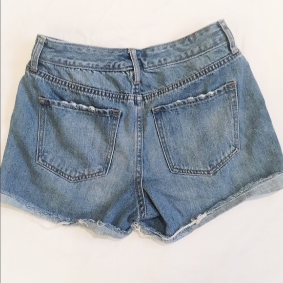 High waisted festival Jean shorts - Picture 3 of 4