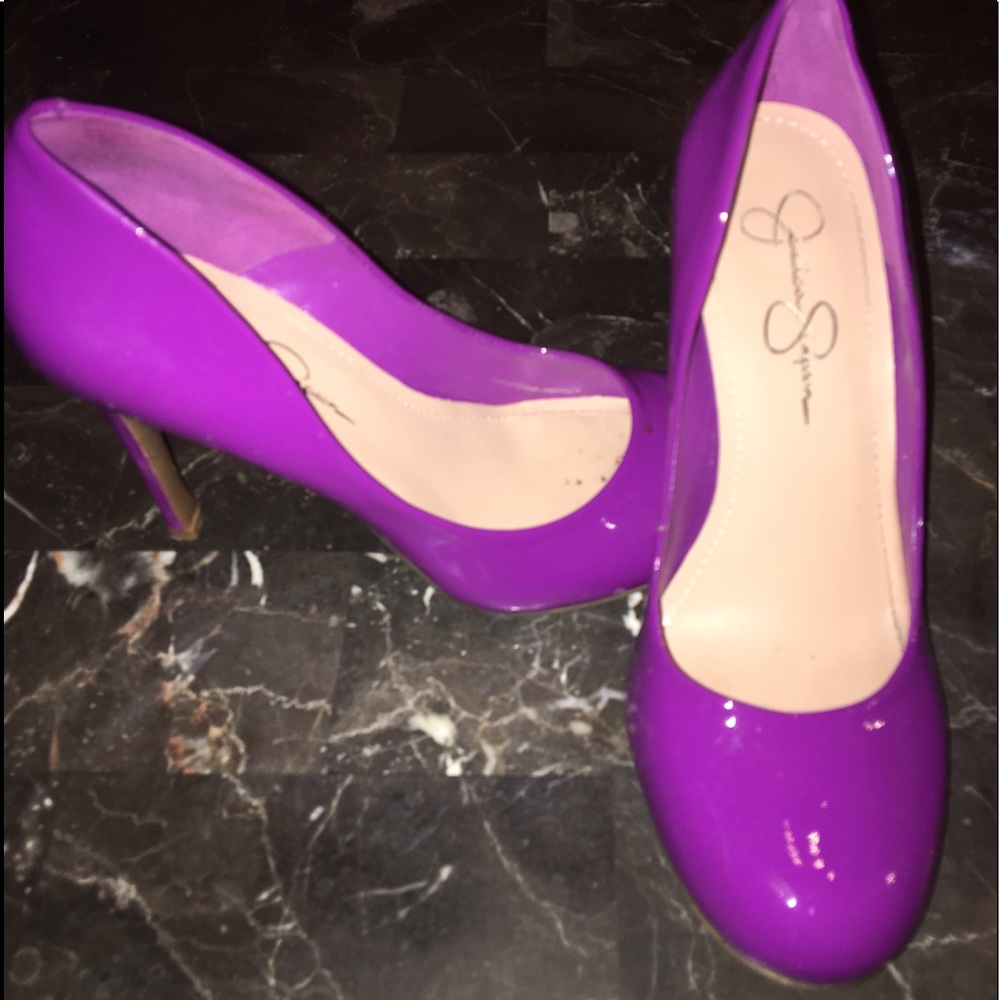 Purple Jessica Simpson pumps