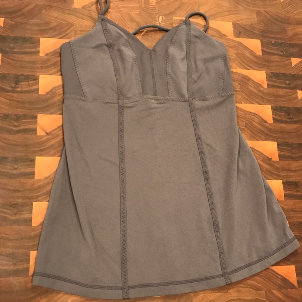 Lululemon grey yoga tank top