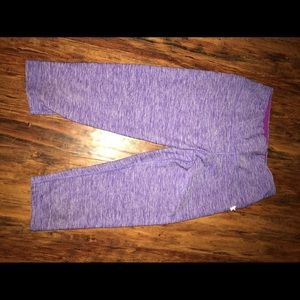 purple tight workout leggings