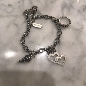James Avery charm bracelet w/ 3 charms