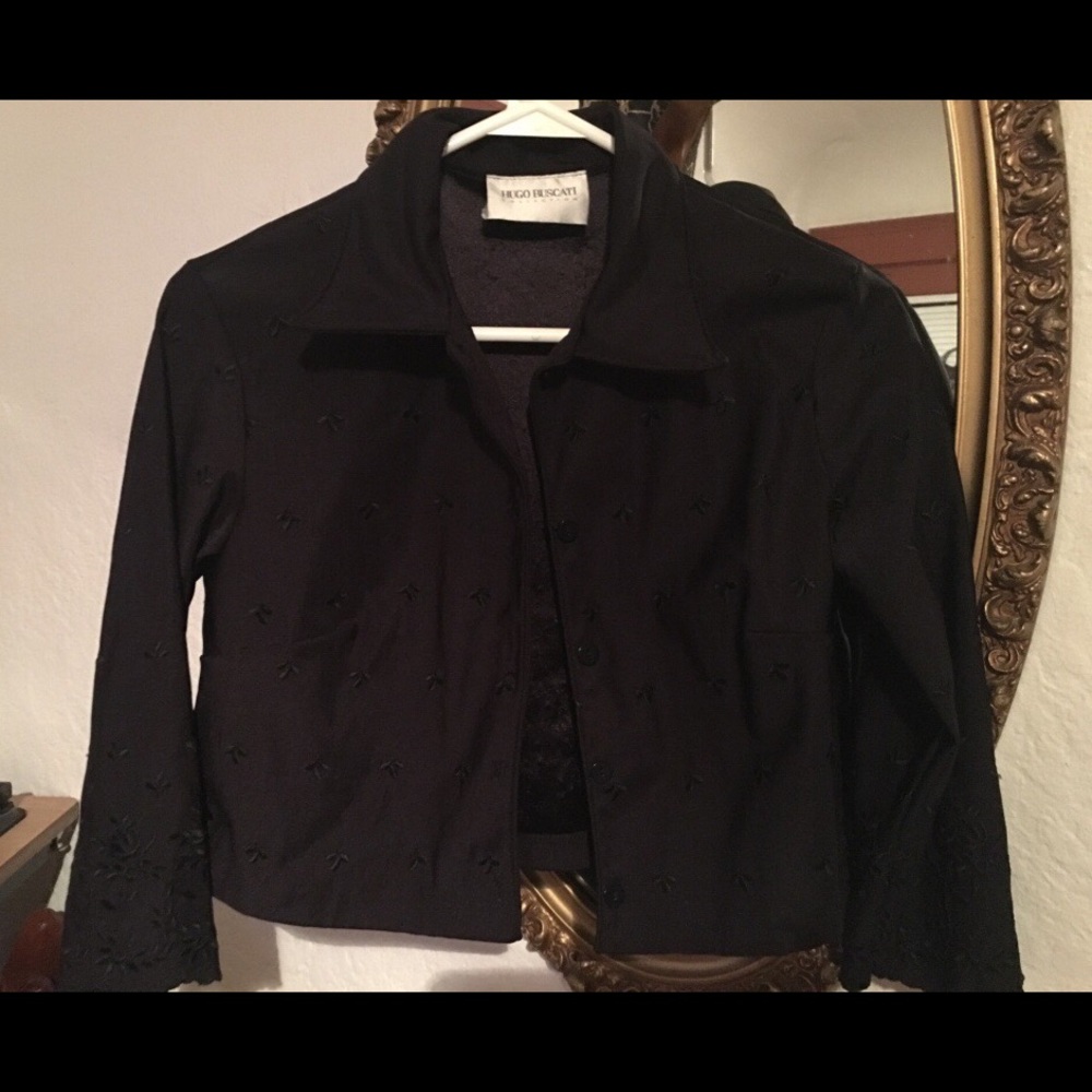 Vintage crop outerwear/ sweater