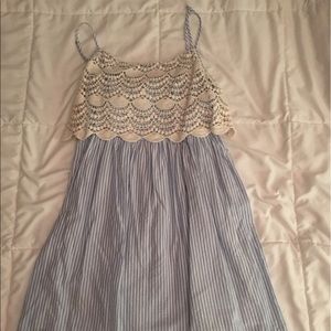 Red Camel seersucker dress