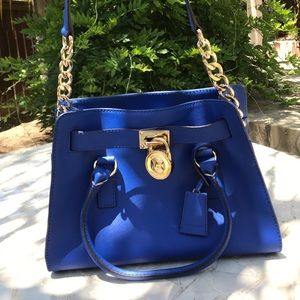 MICHAEL KORS Hamilton Saffiano leather satchel