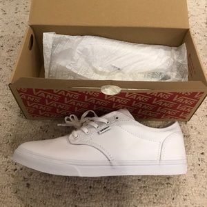 BRAND NEW White Vans Size 8.5