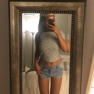 Patterned Crop Top from Zara