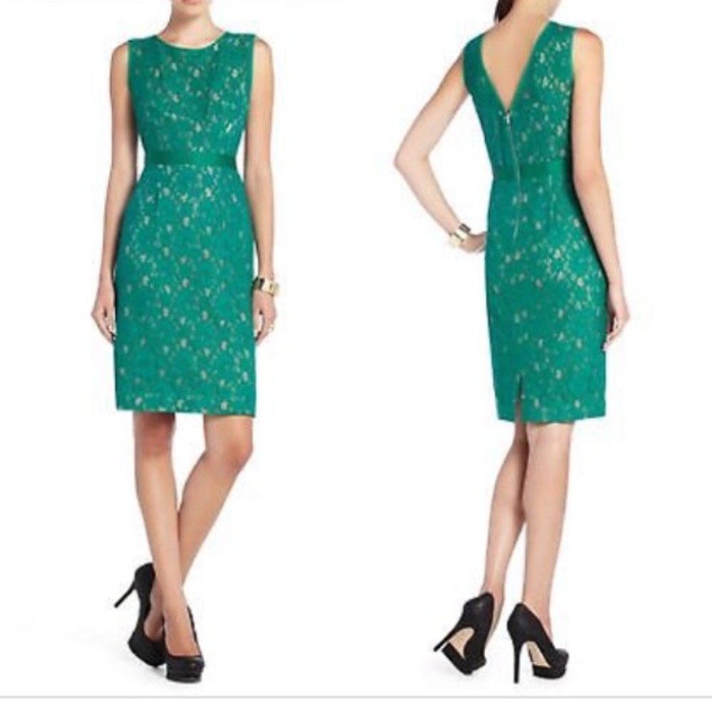 Gorgeous Rare green lave BCBG dress