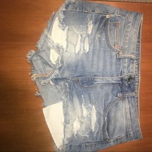 American Eagle hi-rise shorts