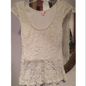 Cute top with lace detail