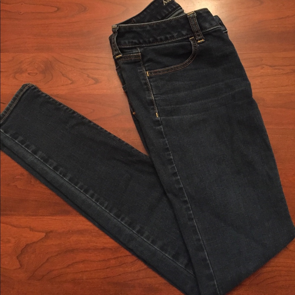 American Eagle Jeggings Jeans: 4 long