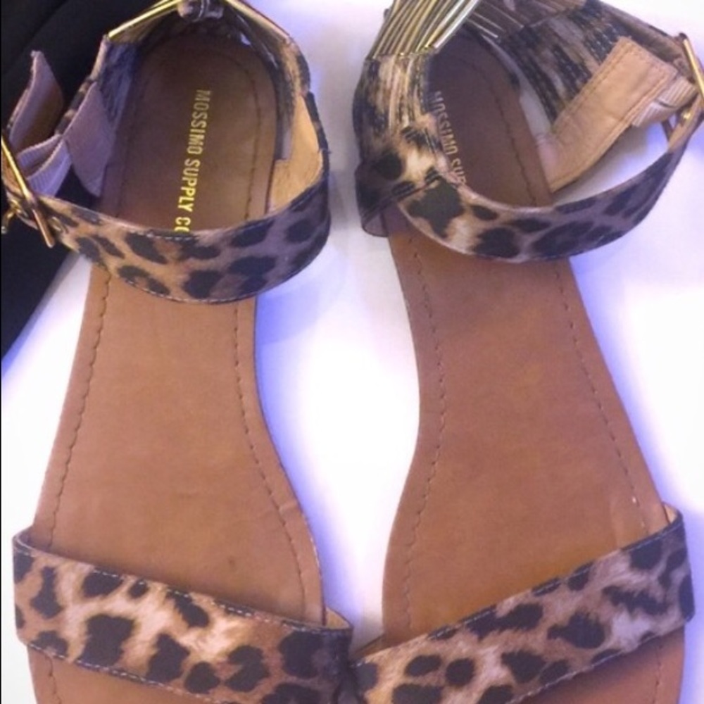 Leopard Sandals