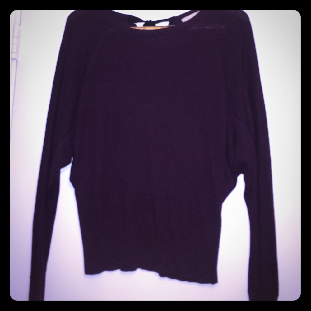 Loft sweater, deep wine