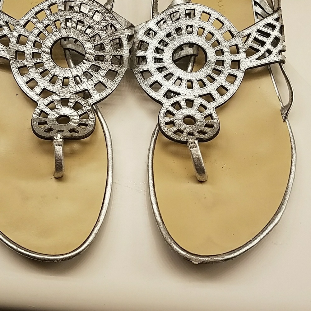 Vince Camuto silver sandles - Picture 4 of 8