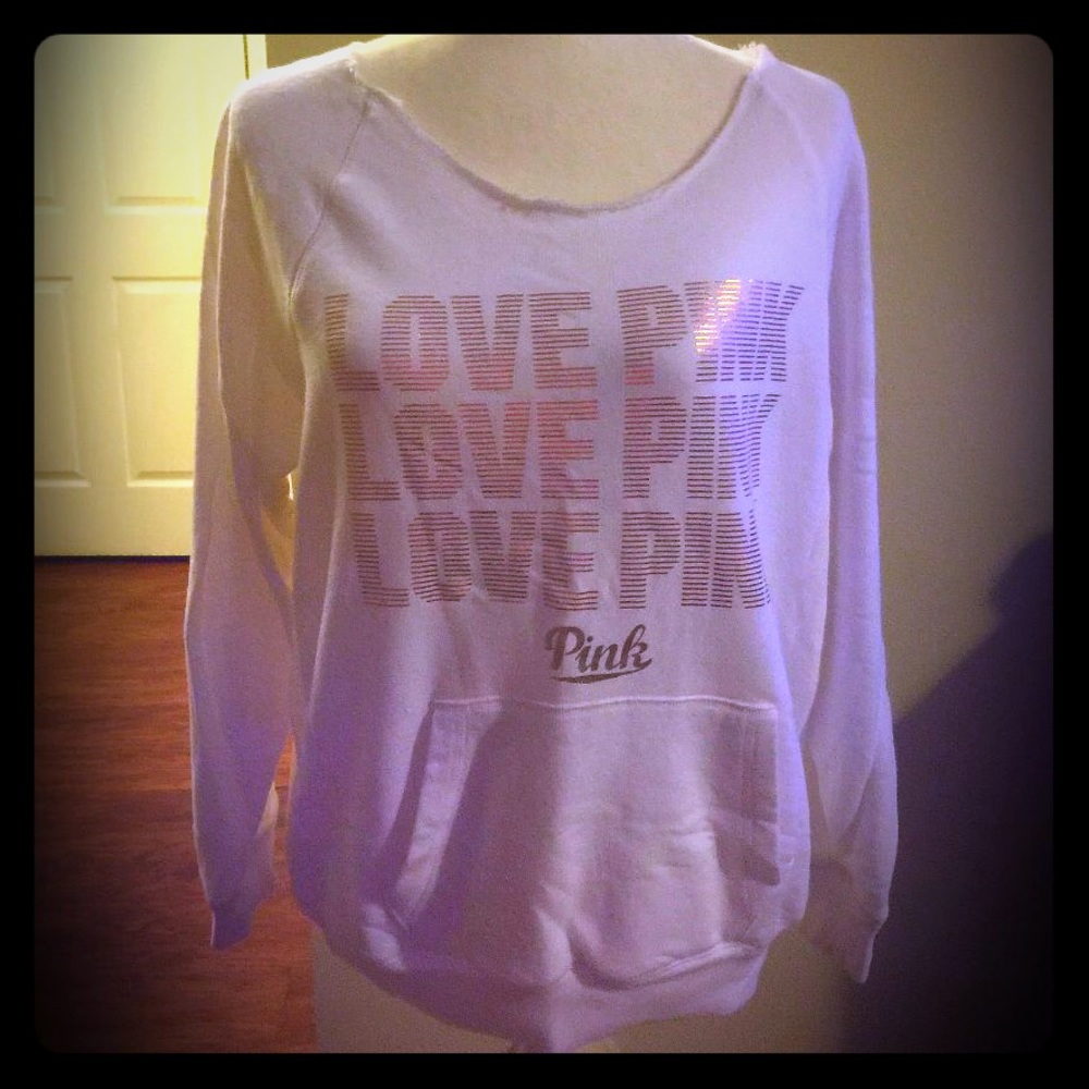 Victoria Secret around Neck, Slouchy Shoulder Top