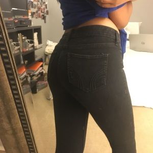 Black Skinny Jeans from Hollister