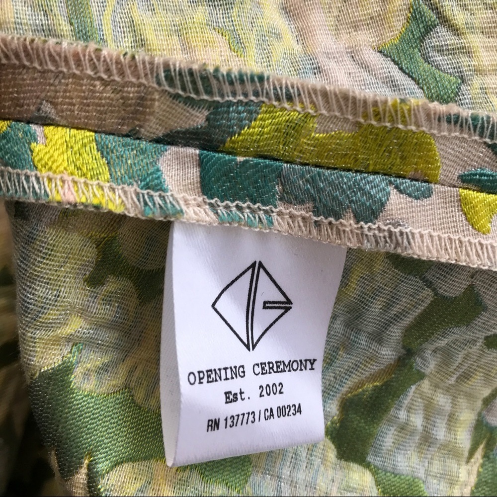 Opening Ceremony Plunge Jacquard Dress - Picture 5 of 8