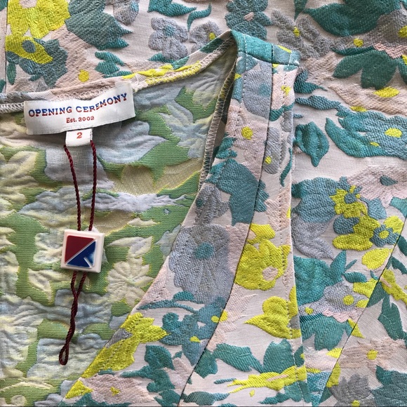 Opening Ceremony Plunge Jacquard Dress - Picture 4 of 8