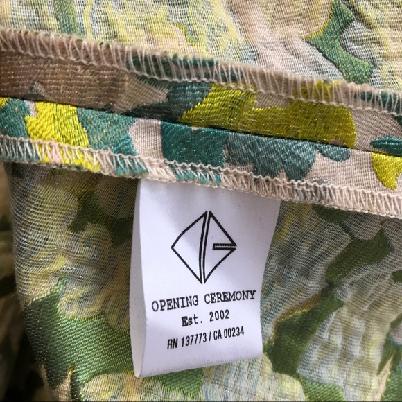 Opening Ceremony Plunge Jacquard Dress - Picture 5 of 8