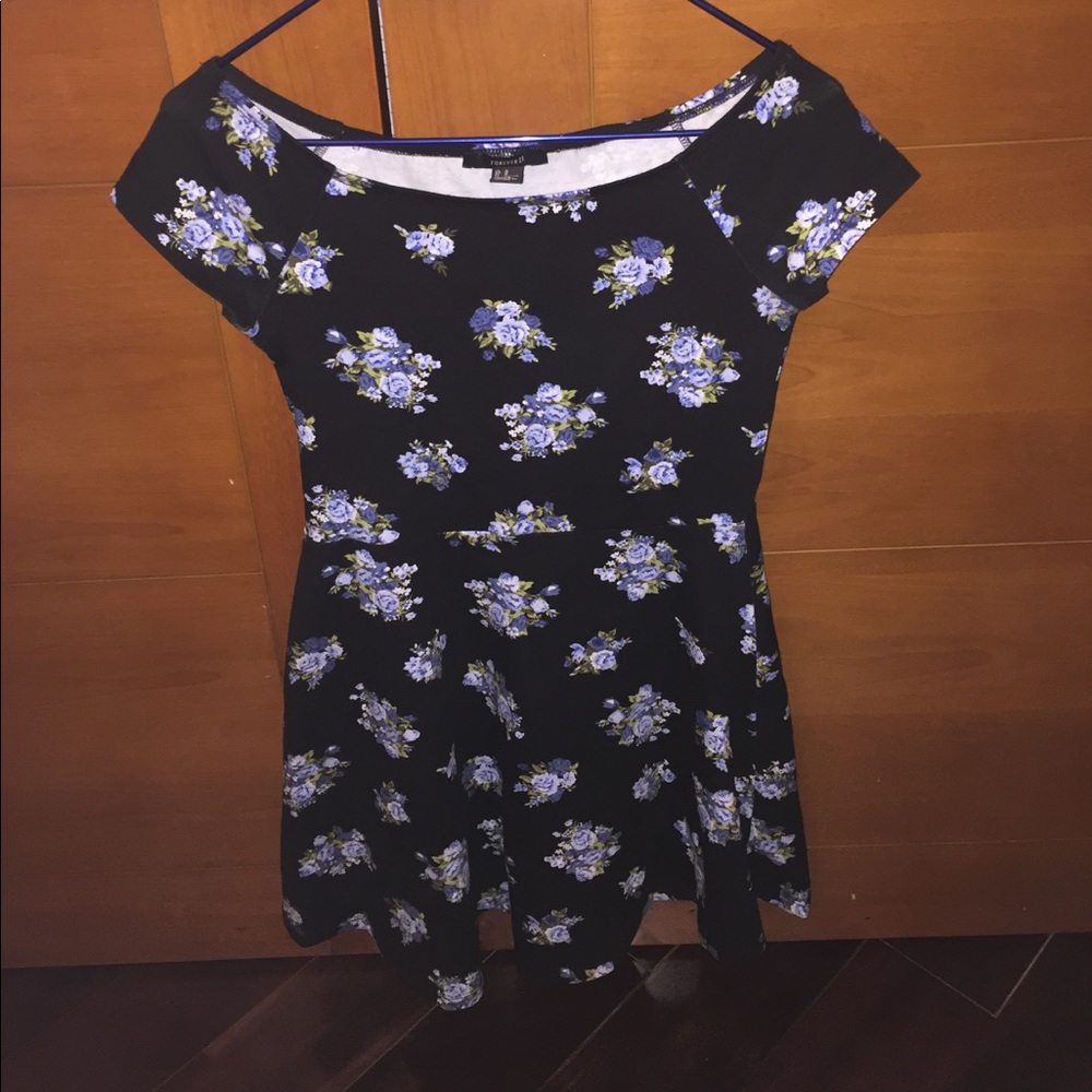 FLOWER SKATER DRESS