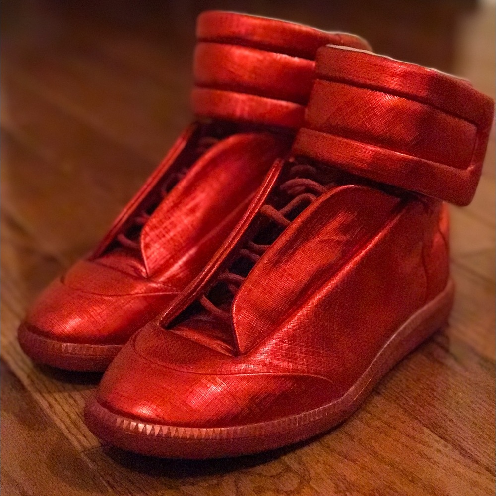 Maison Margiela Paris 'Future' Metallic Red sz 42