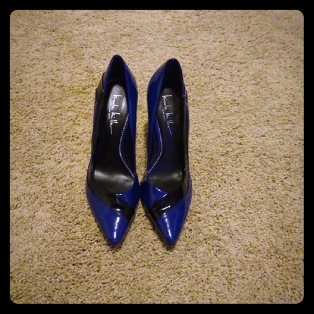Nicole Miller Cobalt Pumps