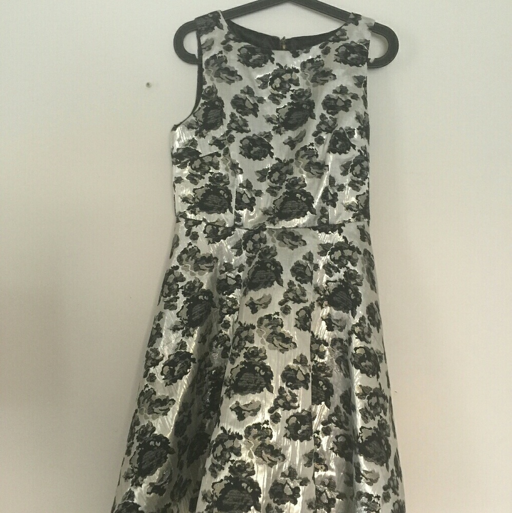 Black and silver party dress