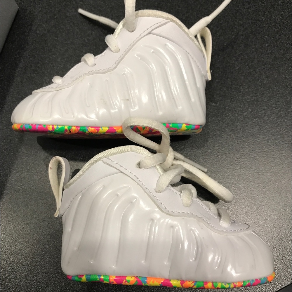 Children Fruity Pebbles Foamposite Shoes
