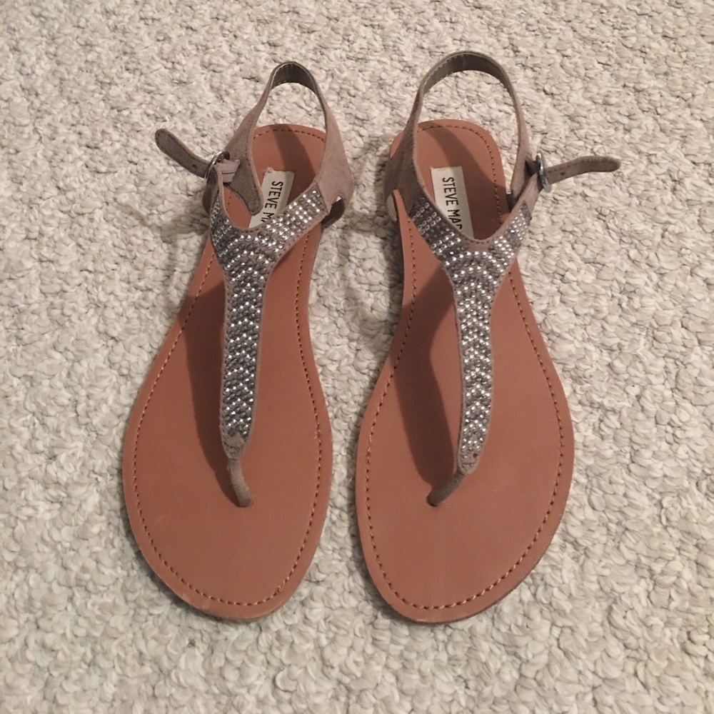 Jeweled Steve Madden Sandals