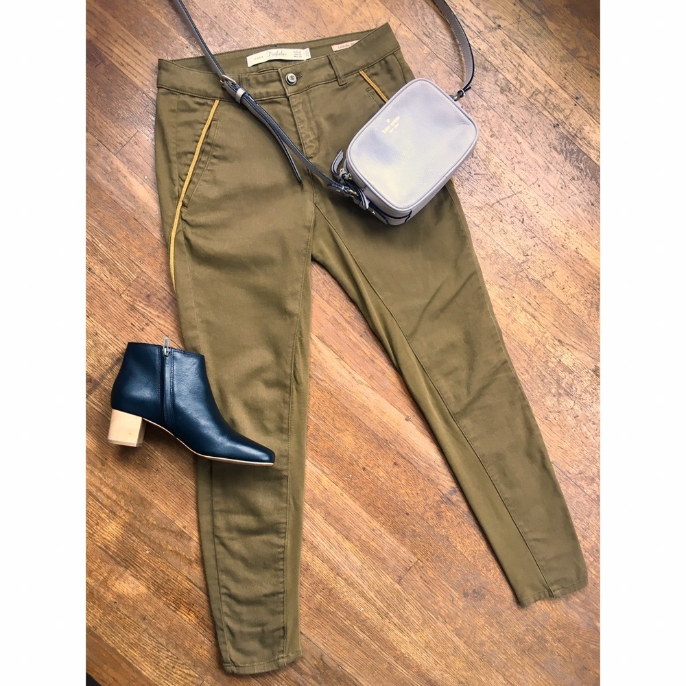Zara Khaki Olive Trouser Pant