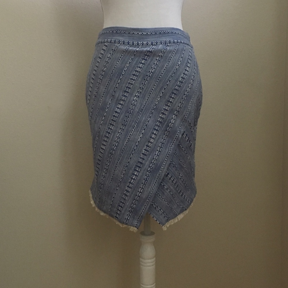 Loft fold over skirt