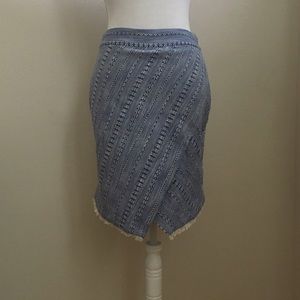 Loft fold over skirt