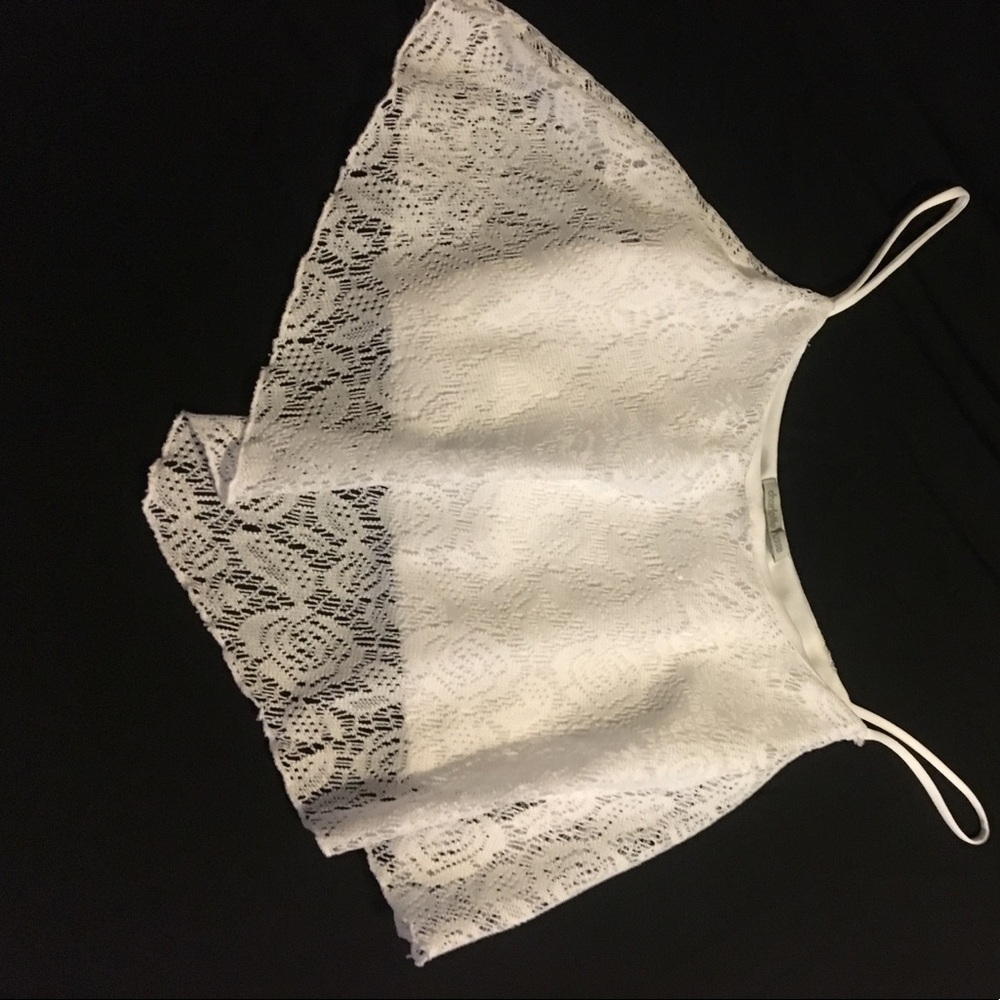 Lace crop top