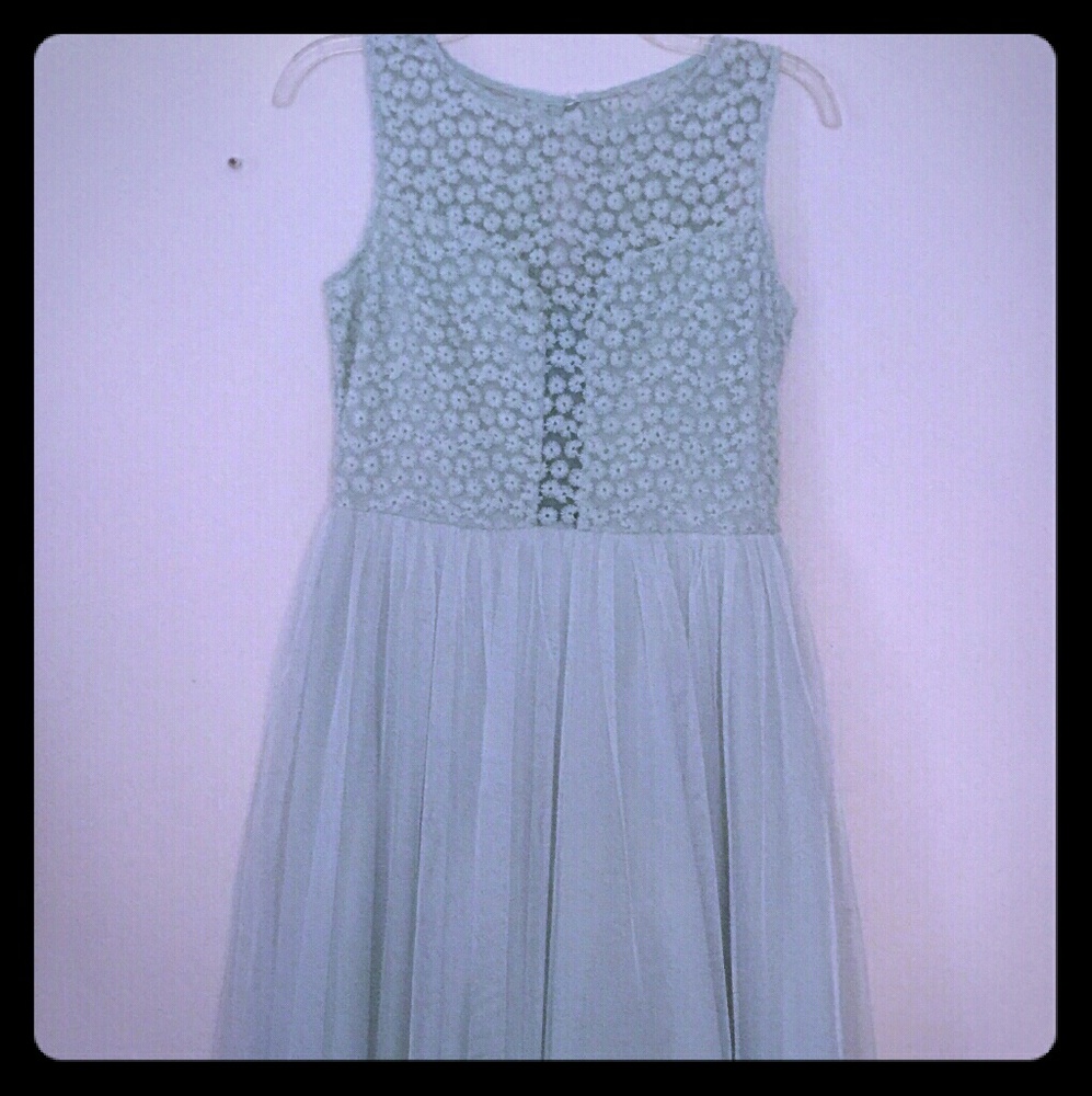 Seafoam prom/party dress
