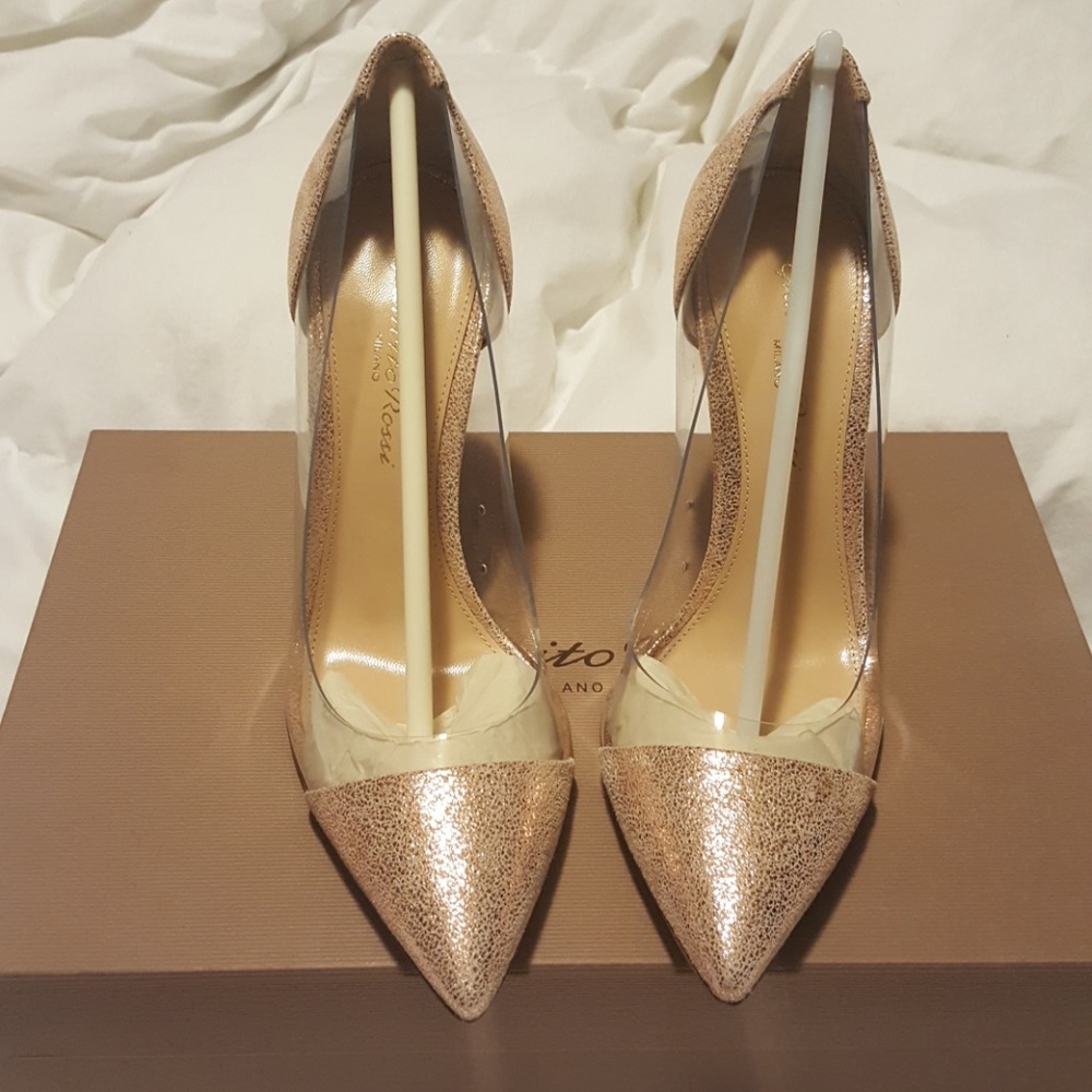 SOLD! Gianvito Rossi Plexi Pumps