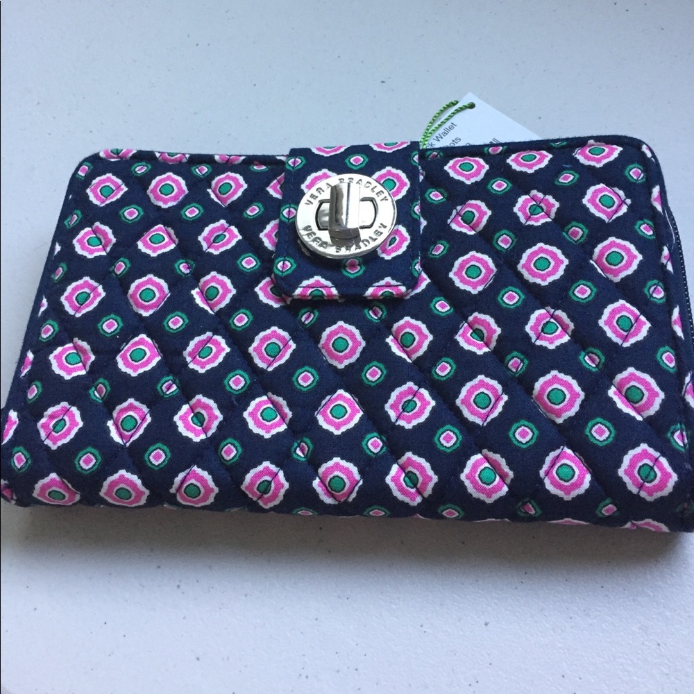NWT Vera Bradley turnlock wallet