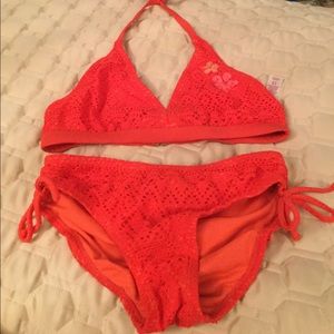 Salmon pink bikini